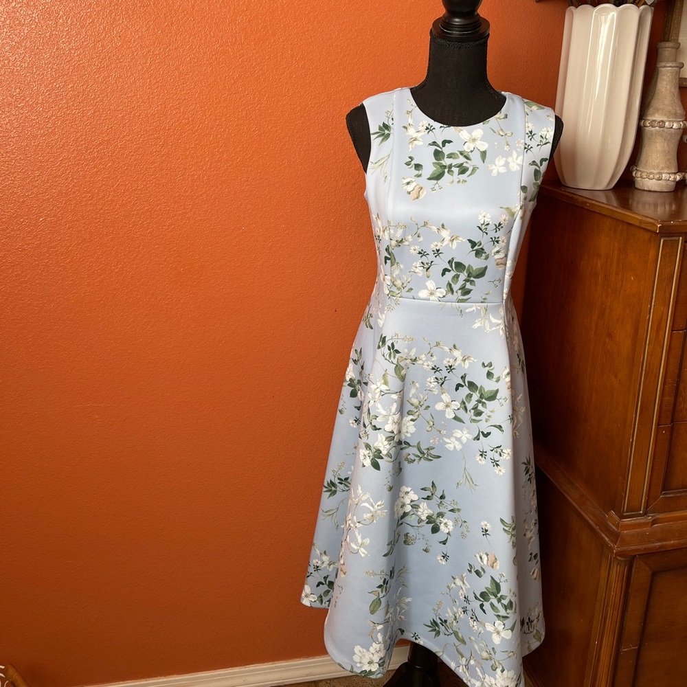 Calvin Klein Fit and Flare Dress. Size 6